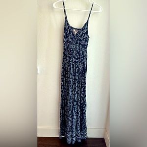 Long Navy/Ivory Dress, Foreve21, Never Worn, Tags Attached